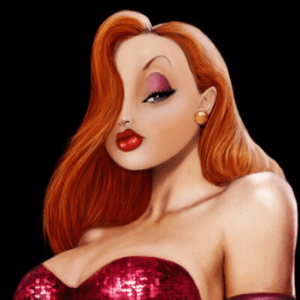 Image to accompany Jessica Rabbit personal voiceover animation message