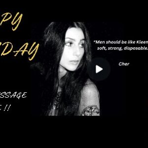 Cher "Men" Joke Personalised Birthday eCard