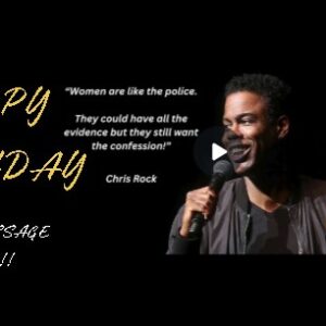 Chris Rock "Police" Joke Personalised Birthday eCard