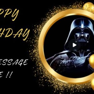 Darth Vader Personalised Birthday eCard