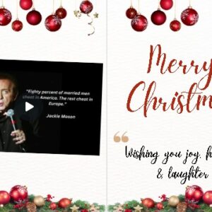 Jackie Mason "Men Cheat" Christmas eCard