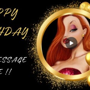 Jessica Rabbit Personalised Birthday eCard