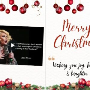 Joan Rivers "Christmas Stockings" Christmas eCard
