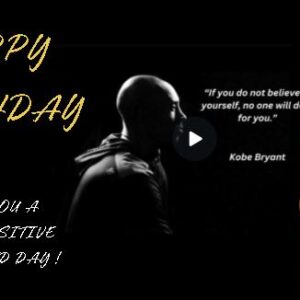 Kobe Bryant "Believe" Inspirational Birthday eCard