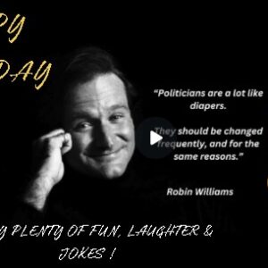 Robin Williams "Politicians" Joke Birthday eCard
