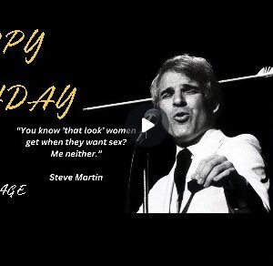 Steve Martin "That Look" Joke Personalised Birthday eCard