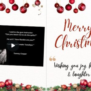 Tommy Cooper "Splits" Christmas eCard