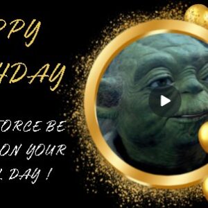 Yoda Birthday eCard