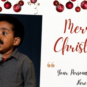 Baby Richard Pryor "Mouth to Mouth" Personalised Comedy Christmas eCard