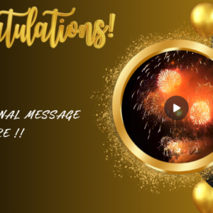 "Congratulations" Personalised eCard