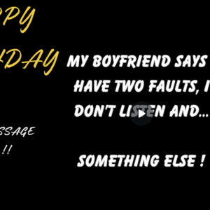 "Two Faults" Joke Personalised Birthday eCard